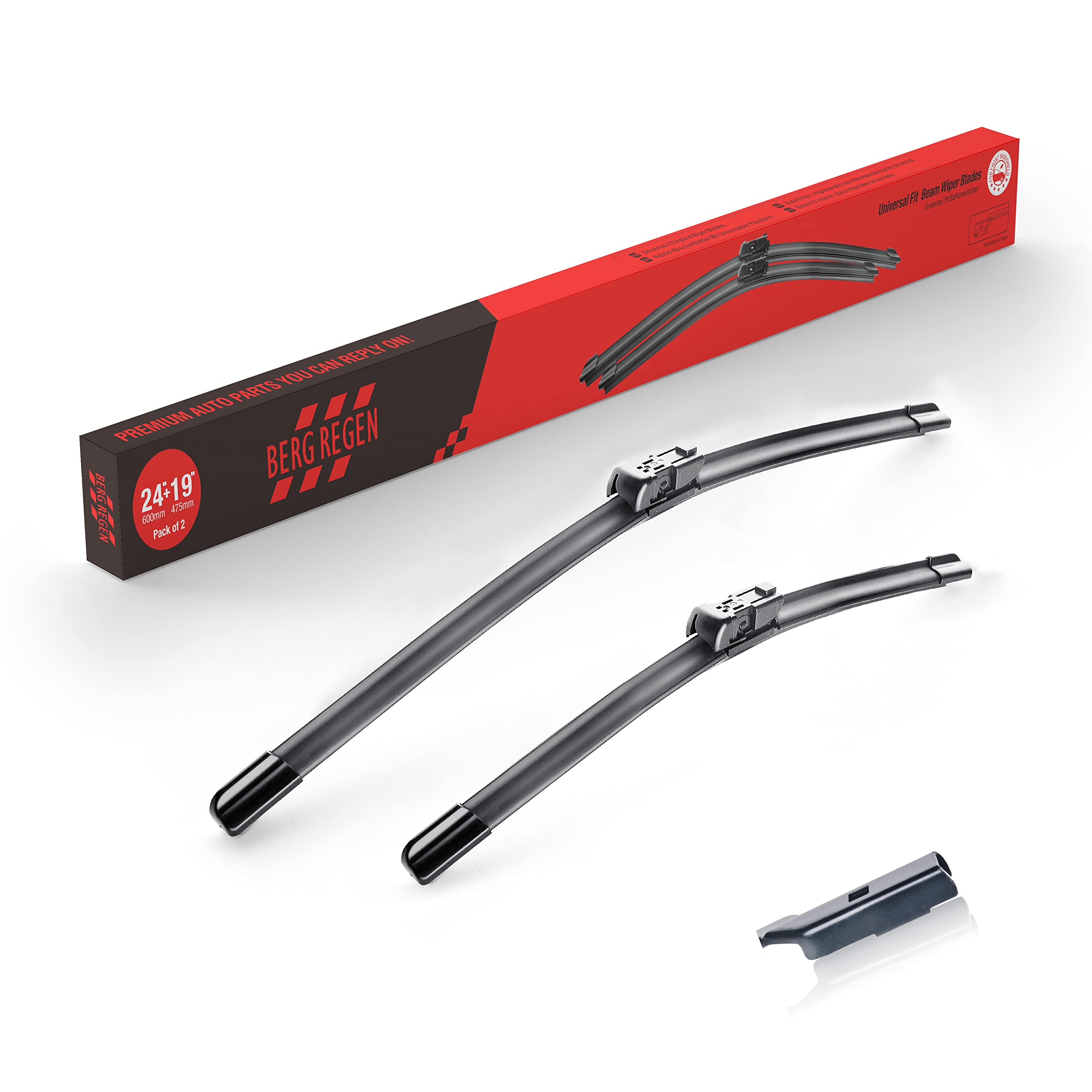 24''+19'' Front Windshield Wipers Wiper Blades Replacement For Volkswagen Cc 2013-2017 Jetta 2011-2020 Passat 2012-2020 Oem Qual