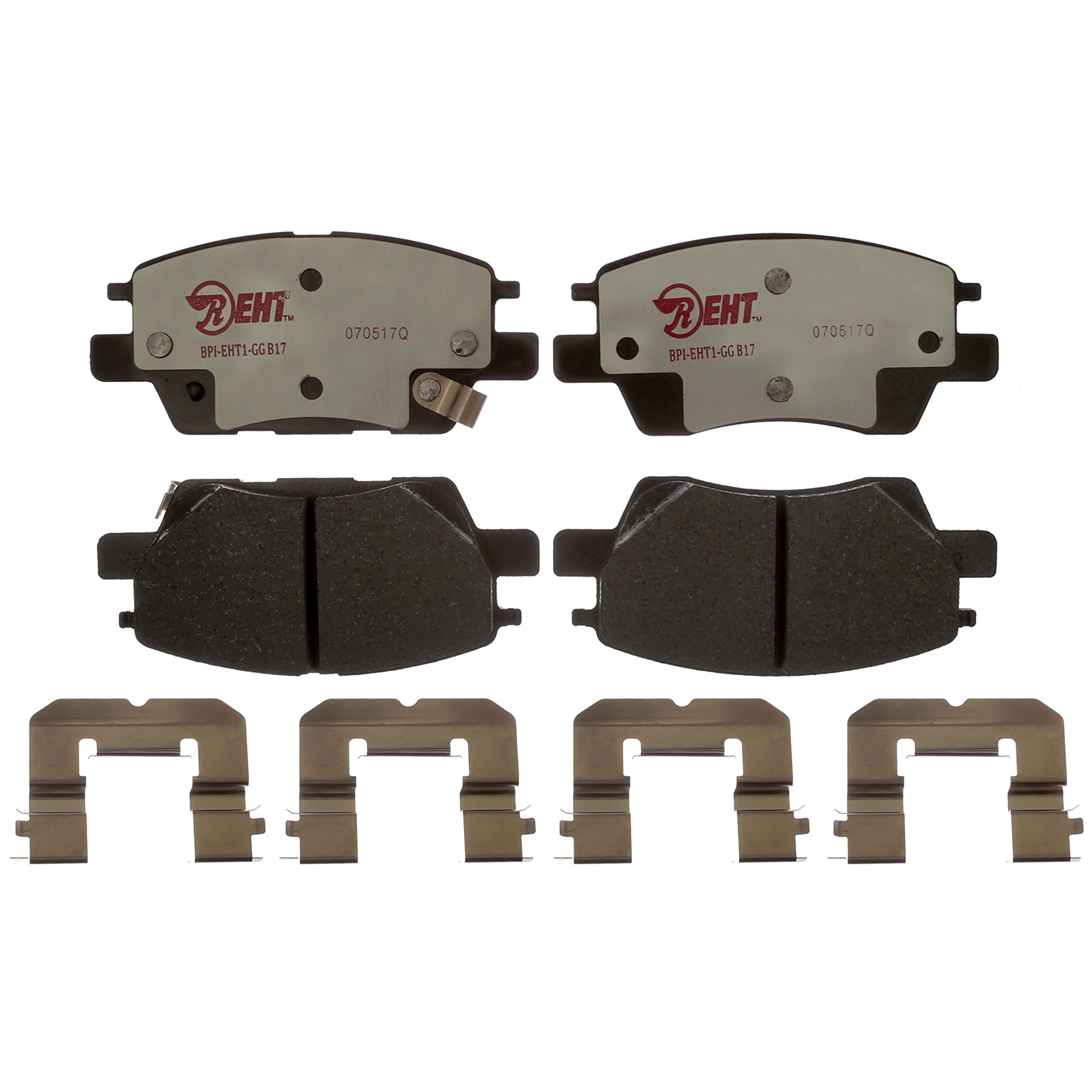 Raybestos Element3 Automotive Replacement Rear Brake Pad Set For Select Buick, Chevrolet, Gmc (Eht1915H)