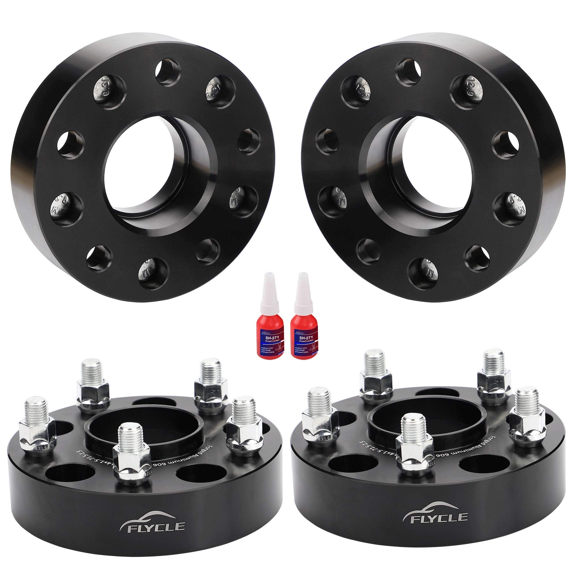 1.5 Inch 5X5 Hubcentric Wheel Spacers For 2018-2022 Wrangler Jl/Jlu, 2019-2022 Gladiator Jt, 5X127Mm Forged Wheel Spacer With 14