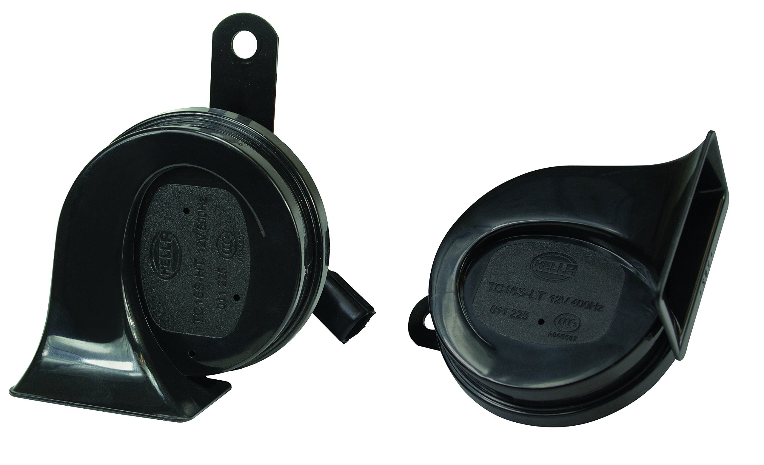 Hella 012010911 Black 12V Bx Trumpet Horn Kit (Honda)