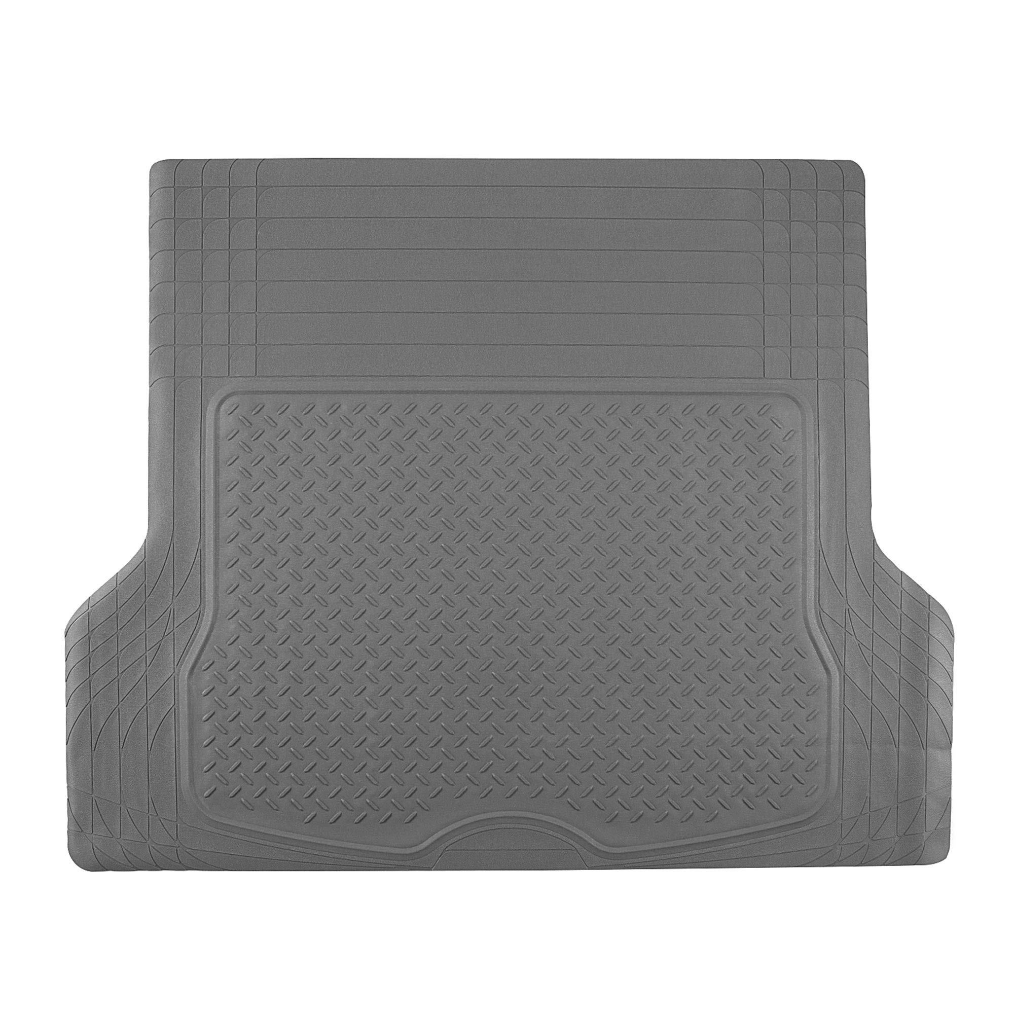 Fh Group Car Cargo Mats - Large Heavy-Duty Rubber Cargo Mat For Cars, Universal Fit Full Set, Trimmable Automotive Floor Mats, C