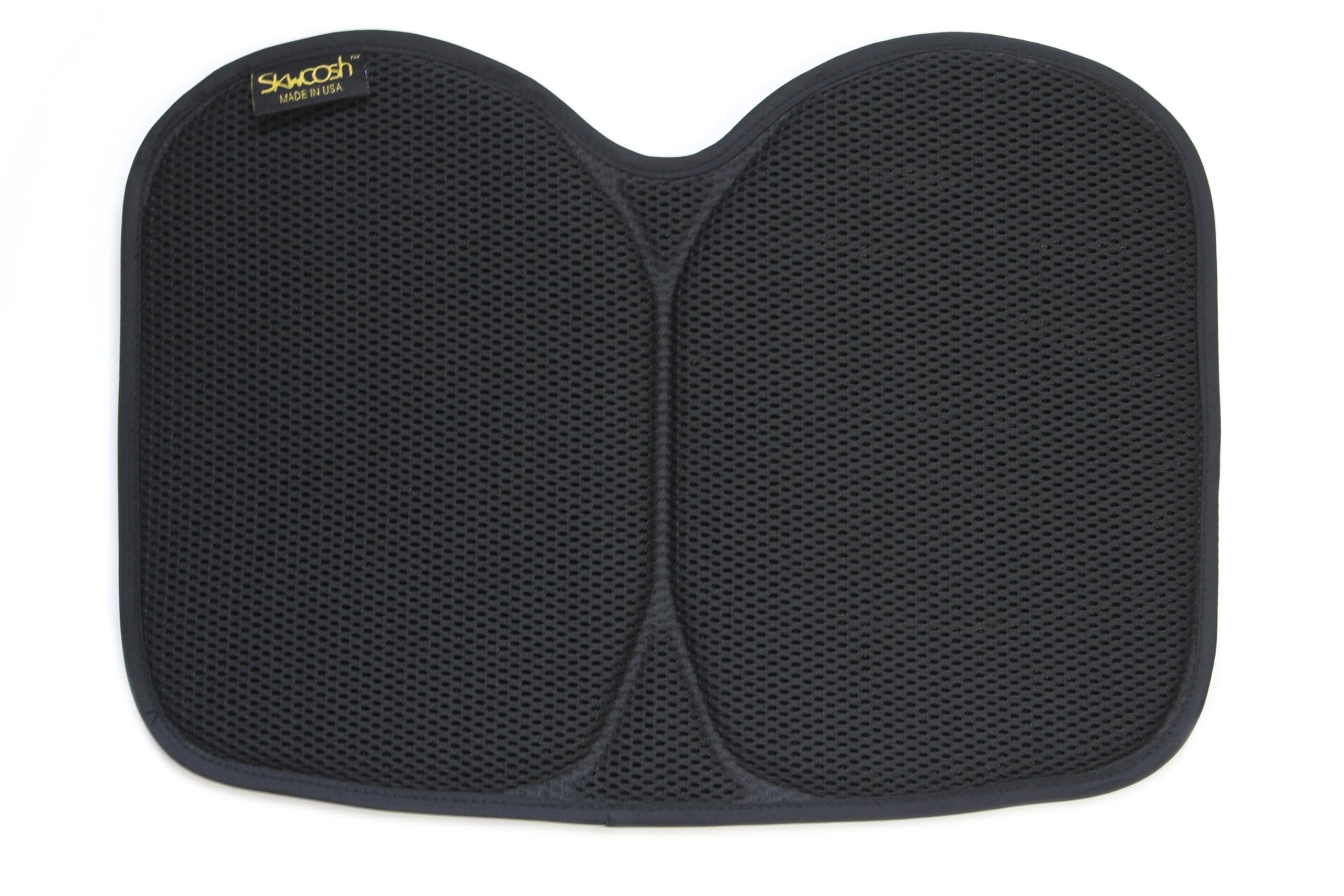 Skwoosh Pilot Travel Gel Cushion With Airflo Breathable Mesh For Airplane, Auto, Bus, Train | Sitting Comfort And Pressure Relie