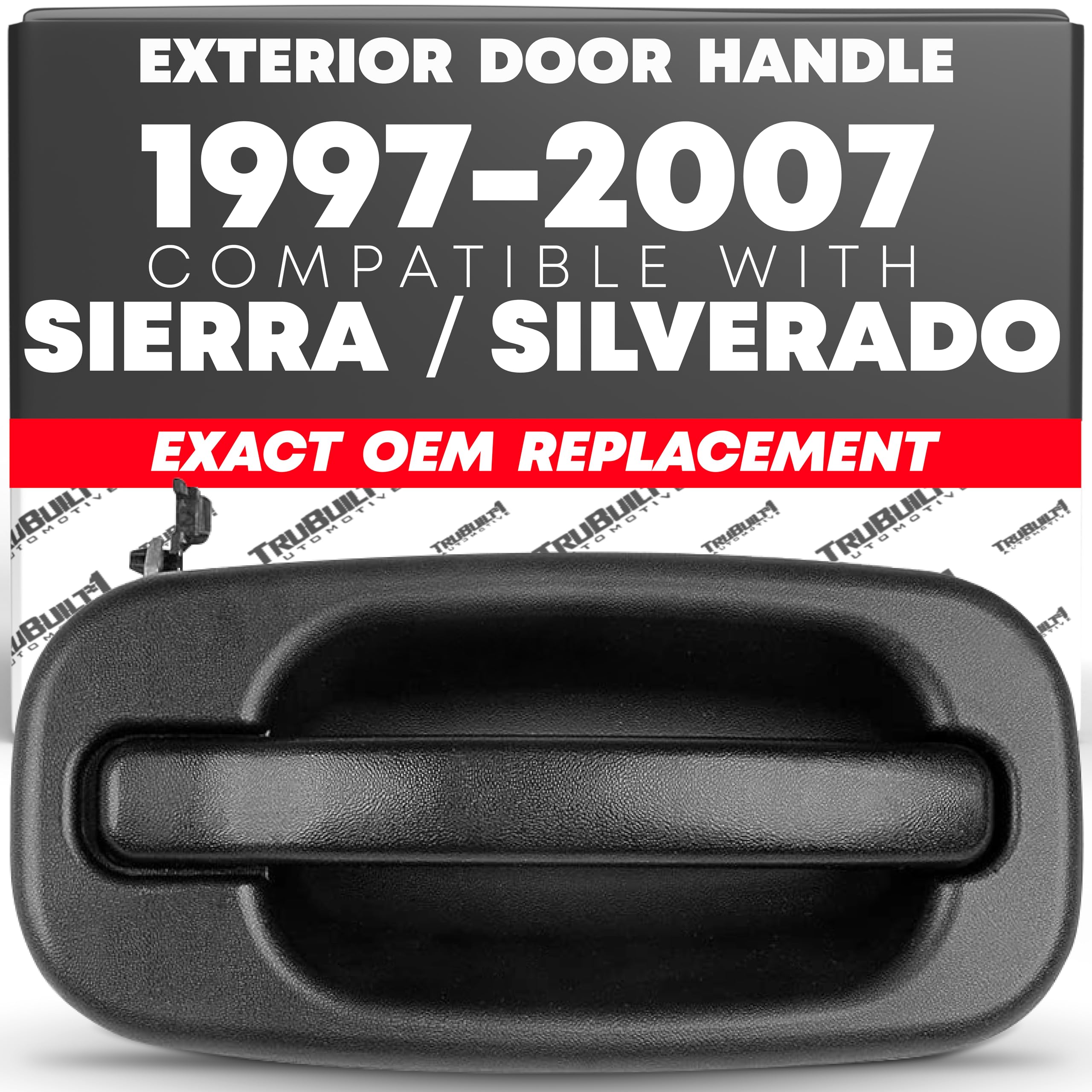 15721572 Rear Right Passenger Door Handle Replacement Compatible With 1999-2007 Chevrolet Silverado, Gmc Sierra 2002-2006 Avalan