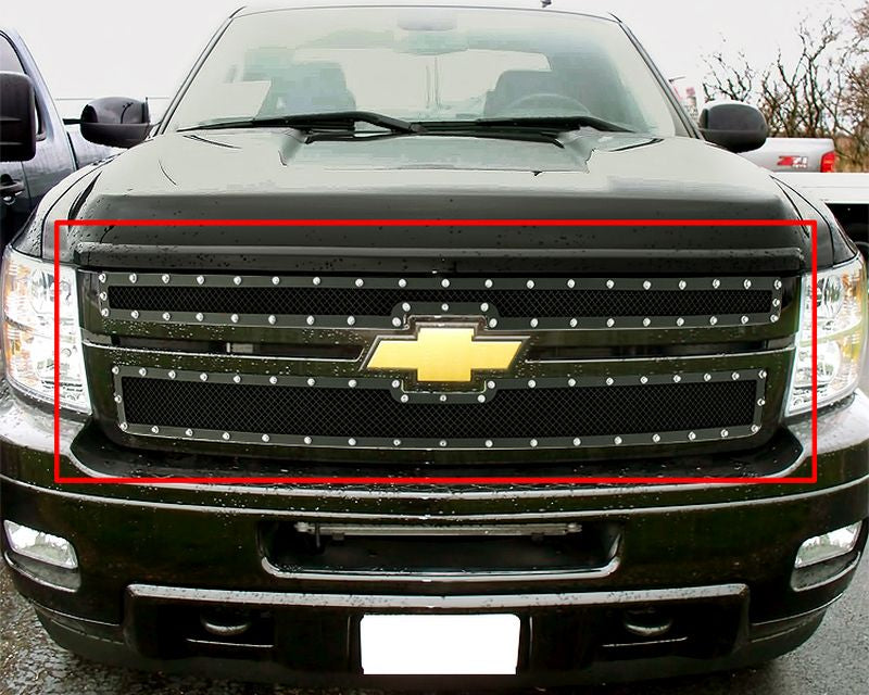 2011-2014 Chevy Silverado 2500 Hd /2011-2014 Chevy Silverado 3500 Hd Main Upper Rivet Grille